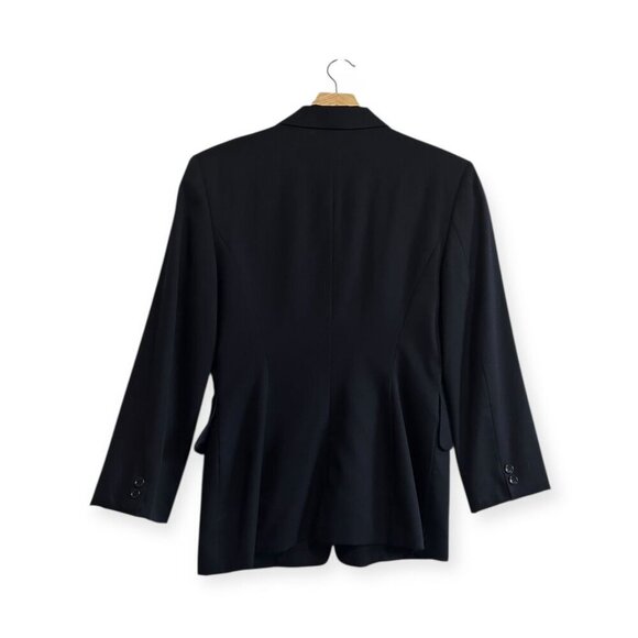 Vintage 90s Atsuro Tayama Blue Wool blazer Jacket, Size M - Picture 2 of 15